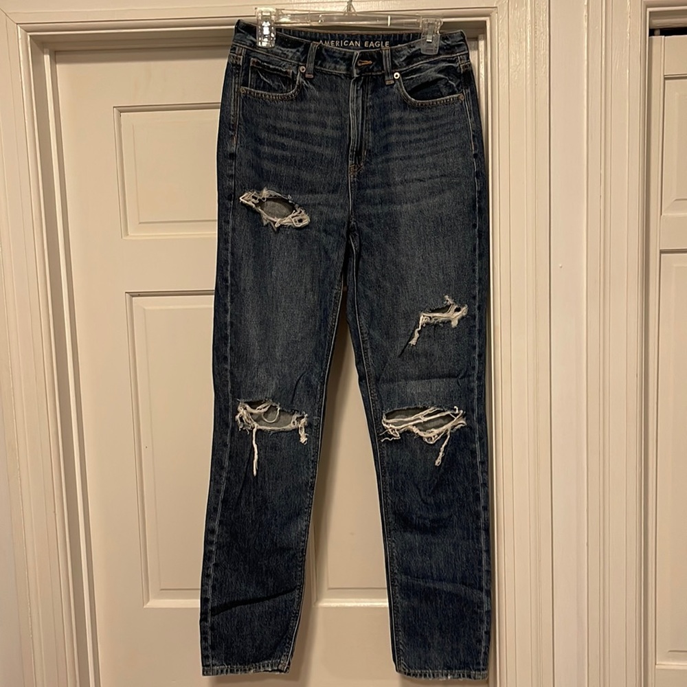 High rise mom jeans